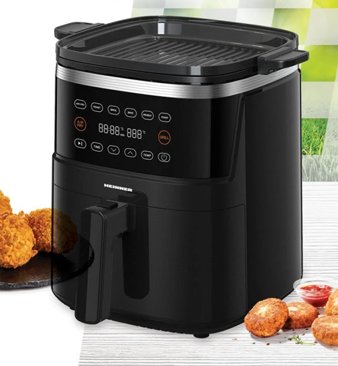 Gruzdintuvė HEINNER KARŠTO ORO GRILIUOTUVĖ IR GRILIS VastCook HAFG-B5BK2600