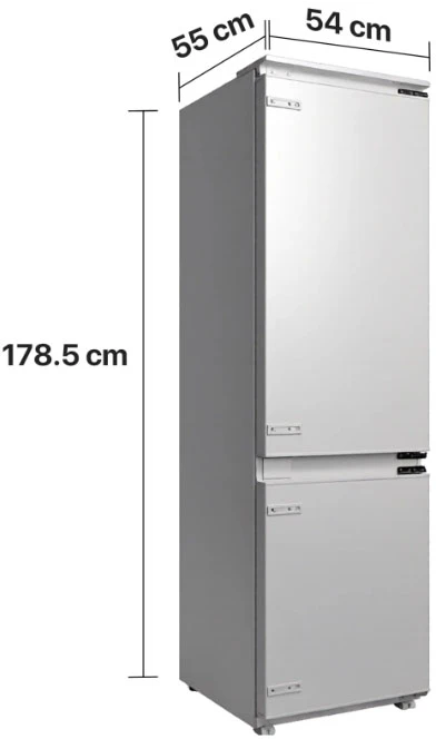 Įmontuojamas šaldytuvas HC-BIM271INVE++ HEINNER