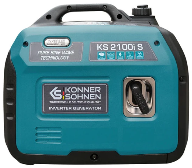 Inverterinis benzininis generatorius 1800 W KS 2100i S KONNER & SOHNEN