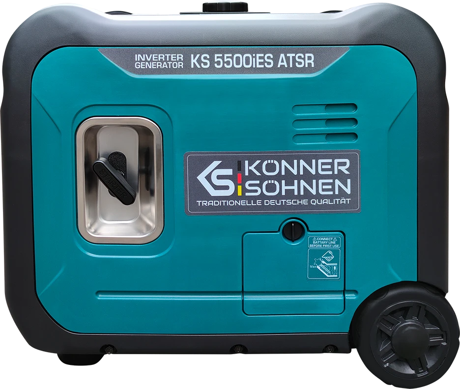 Konner & Sohnen inverterinis benzininis generatorius KS 5500iE S ATSR 5,0kW 230V