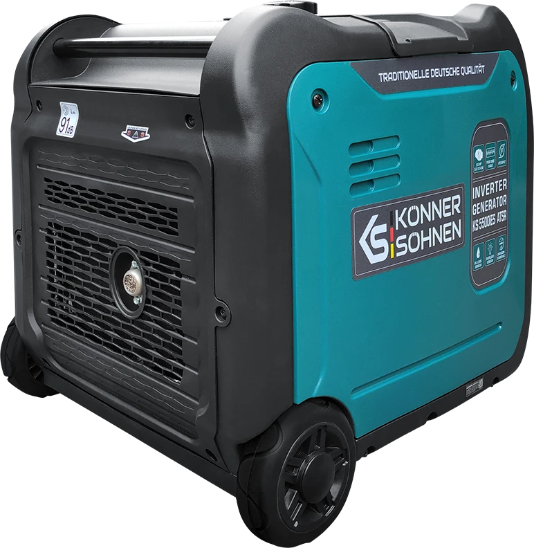 Konner & Sohnen inverterinis benzininis generatorius KS 5500iE S ATSR 5,0kW 230V