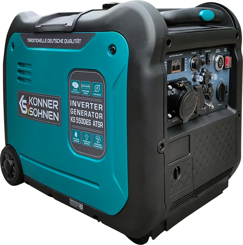 Konner & Sohnen inverterinis benzininis generatorius KS 5500iE S ATSR 5,0kW 230V