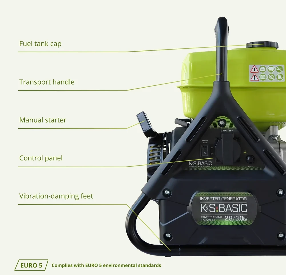 Konner & Sohnen KS inverterinis generatorius KSB 31i 3,0kW BASIC ...