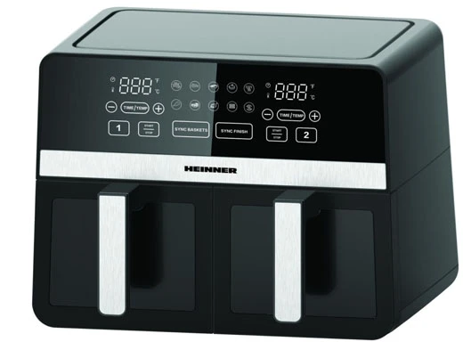 Gruzdintuvė Oro keptuvė 2400W, 9.5L HAF-K10DB24BK HEINNER