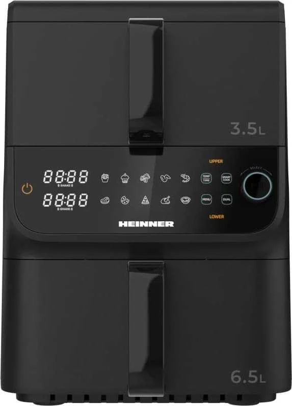 Karšto oro gruzdintuvė 2500W, 10L HAF-C10DBS25BK HEINNER