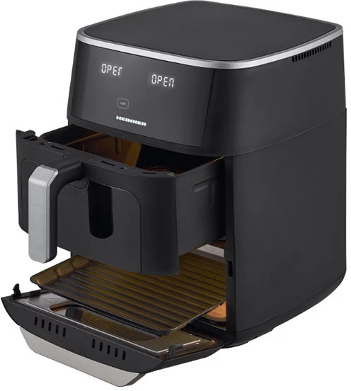 Gruzdintuvė DVIGUBA KARŠTO ORO GRUPINtuvė HEINNER OVENFRY COOK HAFO-M11BK1700