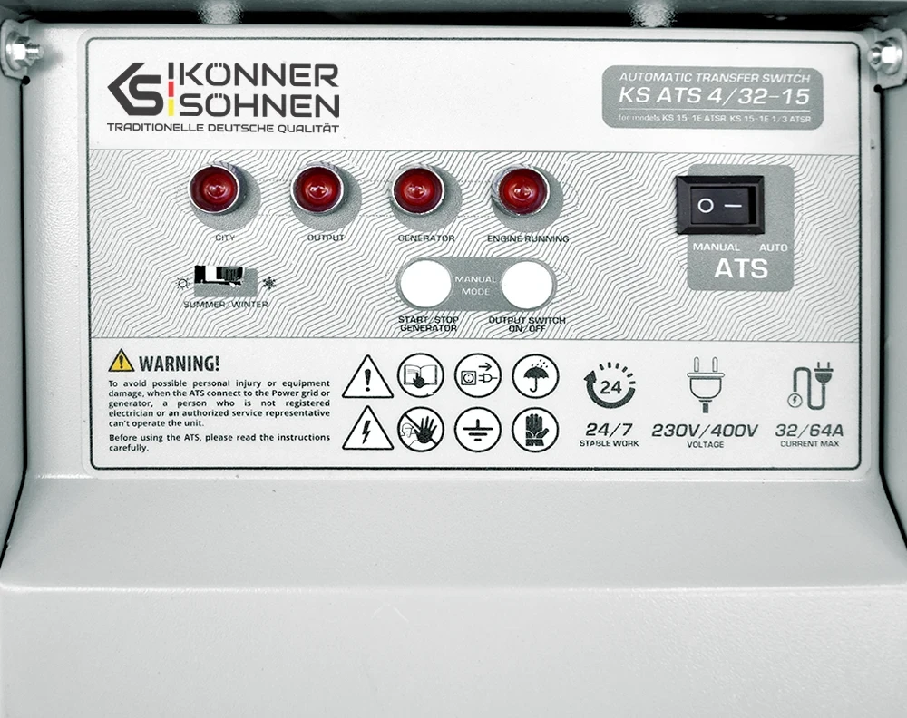 Konner & Sohnen KS SYSTEM ZAŁĄCZANIA REZERWY ATS 4/32-15