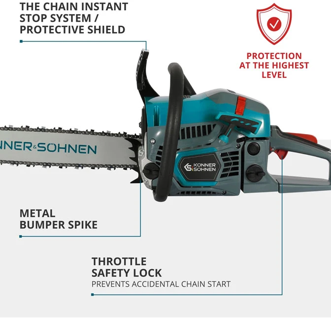 Konner & Sohnen KÖNNER &amp; SÖHNEN KS BENZININIS GRANDININIS PJŪKLAS CS31G-18