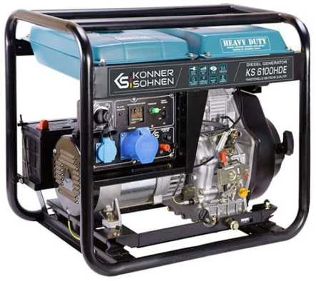 Dyzelinis generatorius Könner & Söhnen KS 6100HDE (EURO V)