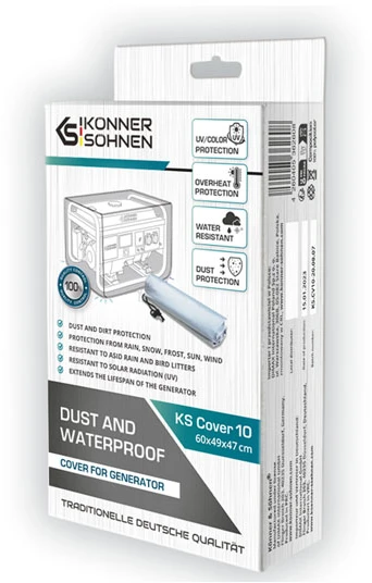 Konner & Sohnen Generatoriaus gaubtas iki 10 kA