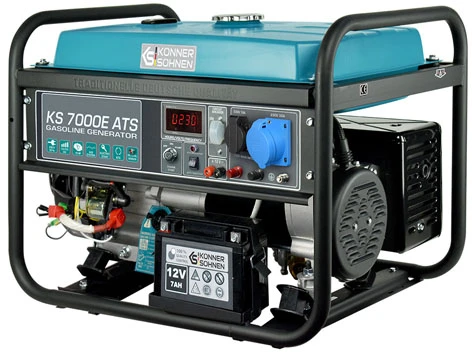 Konner & Sohnen Generatorius benzininis 5500W, KS 7000E-ATS