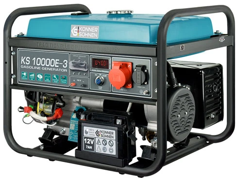 Benzininis generatorius Könner & Söhnen KS 10000E-3 7,5kW 230/400V