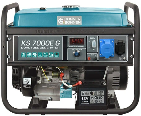 Könner & Söhnen hibridinis (benzinas/LPG) generatorius KS 7000E G