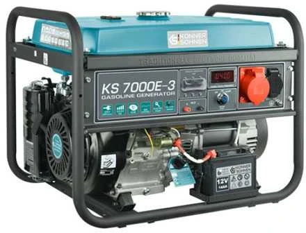 KÖNNER & SÖHNEN Benzininis generatorius 5,0kW 230/400V KS 7000E-3