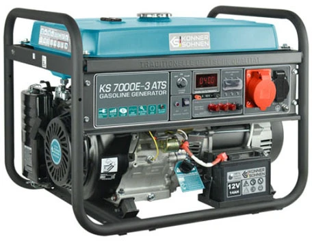 Benzininis generatorius Könner & Söhnen KS 7000E-3 ATS
