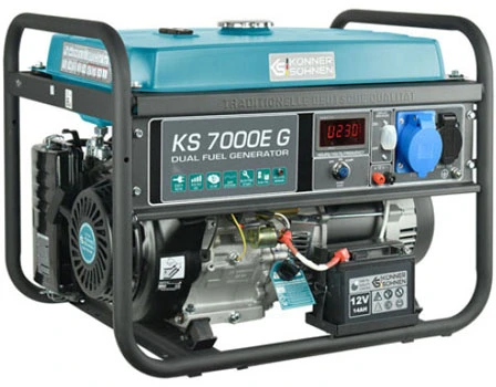 Könner & Söhnen hibridinis (benzinas/LPG) generatorius KS 7000E G