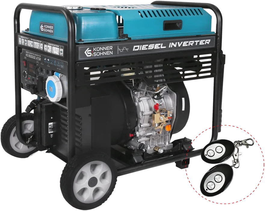Agregat Könner & Söhnen KS dyzelinis INVERTER GENERATOR KS 9500iDE ATSR 10kW 230V