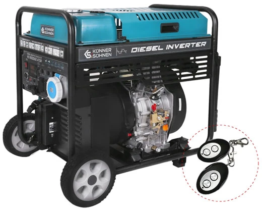 Konner & Sohnen Diesel KS inverterinis generatorius dyzelinis KS 9500iDE ATSR 10kW 230V