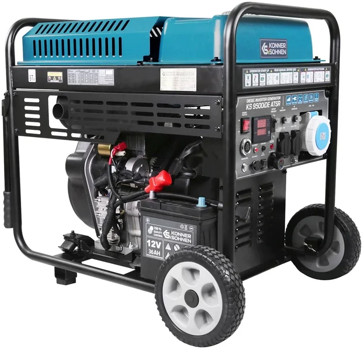Agregat Könner & Söhnen KS dyzelinis INVERTER GENERATOR KS 9500iDE ATSR 10kW 230V