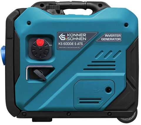 Konner & Sohnen Inverterinis elektros generatorius 5500W, KS 6000iE S ATS, (su gamykliniu ATS bloku)