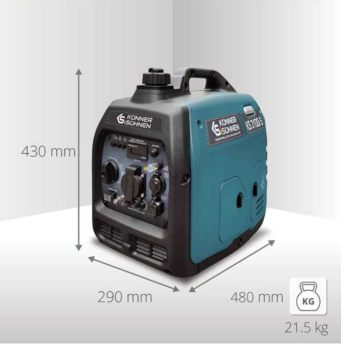 Inverterinis generatorius Könner & Söhnen KS 3100i S