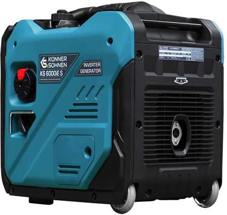 Benzininis inverterinis generatorius Könner & Söhnen KS 6000iE S, 5kW