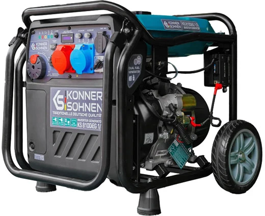 Konner & Sohnen KS inverterinis generatorius HYBRYDOWY KS 8100iEG 1/3 7,2kW 230V