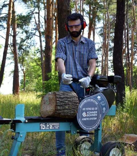 Konner & Sohnen benzininė kinetinė malkų skaldyklė KS 15TKG 52/35