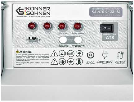 Konner & Sohnen KS SYSTEM ZAŁĄCZANIA REZERWY ATS 4/32-12