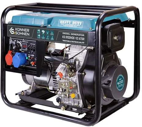 Konner & Sohnen Dyzelinis generatorius Konner amp Sohnen KS 9100HDE-1/3 ATSR, 7.5 kW