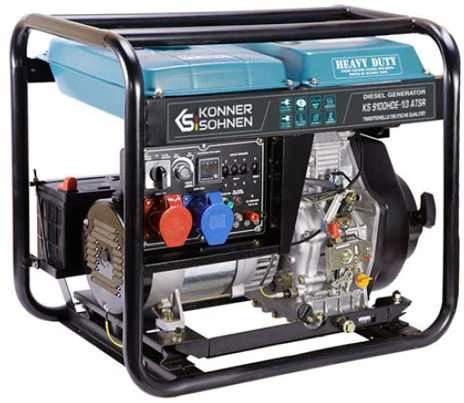 Konner & Sohnen Dyzelinis generatorius Konner amp Sohnen KS 9100HDE-1/3 ATSR, 7.5 kW