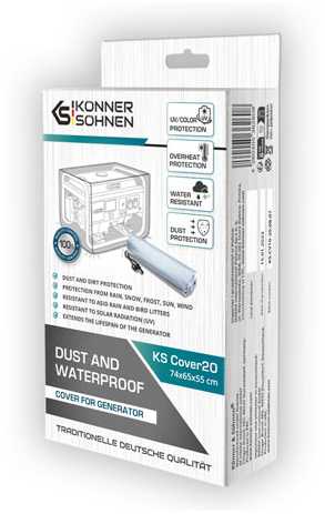 Konner & Sohnen KS POKROWIEC NA GENERATOR 20 KS 6000, KS 7000, KS 8000, KS 9000, KS 10000