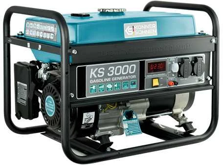 KÖNNER & SÖHNEN Generatorius benzininis 3kW 230V KS 3000