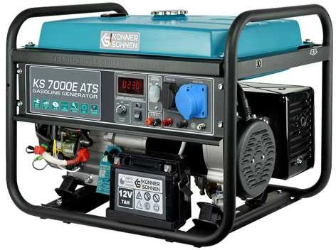 Konner & Sohnen Generatorius benzininis 5500W, KS 7000E-ATS