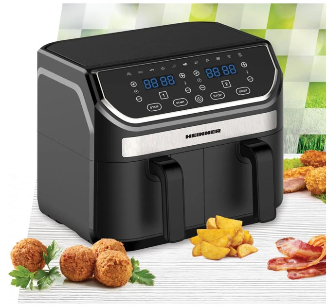 Gruzdintuvė FRITEUZA DUBLA HEINNER DOUBLE MASTER HAF-KDB1700BK