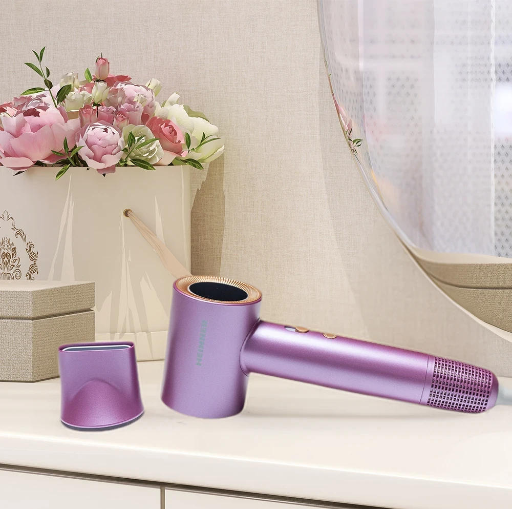Plaukų džiovintuvas 1700 W, violetinis, HHD-H17DBLDC-PP HEINNER