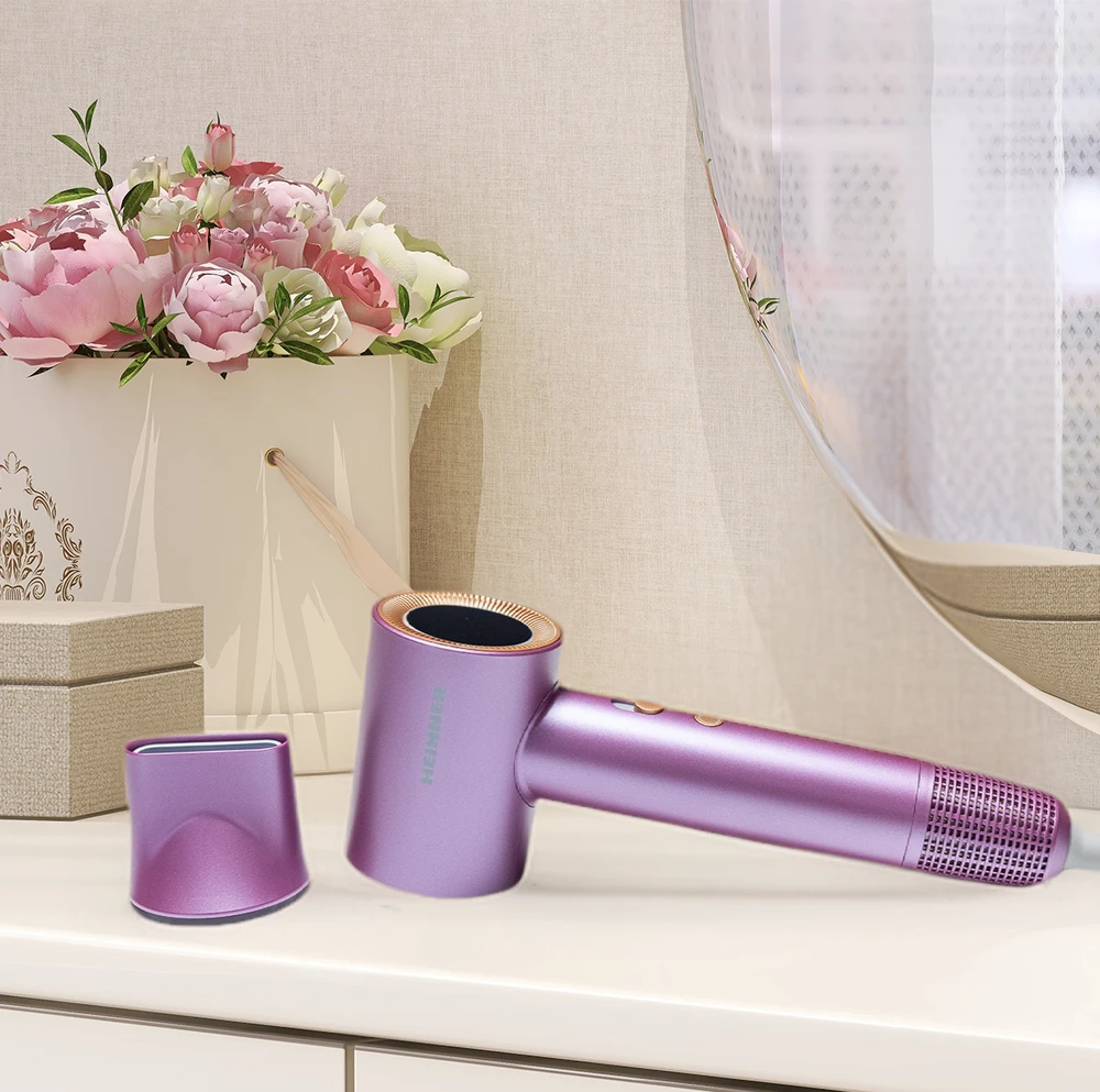 Plaukų džiovintuvas 1700 W, violetinis, HHD-H17DBLDC-PP HEINNER