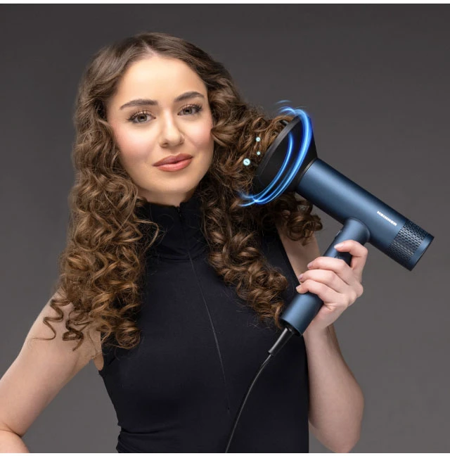 Plaukų džiovintuvas 1800 W, mėlynas, HHD-Y18BLDC-BL HEINNER