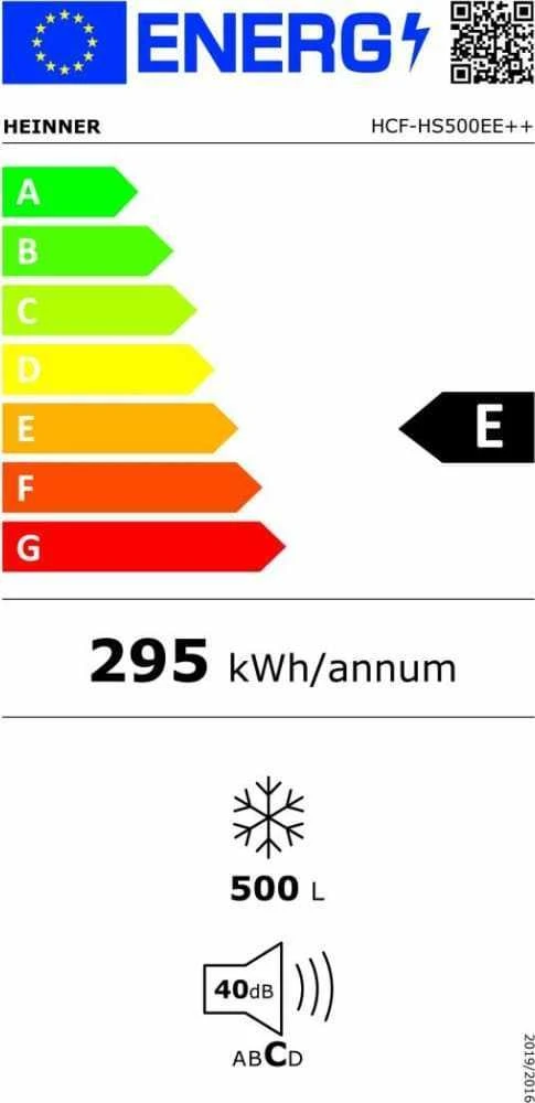 Šaldiklis LADA FRIGORIFICA HEINNER HCF-HS500EE++
