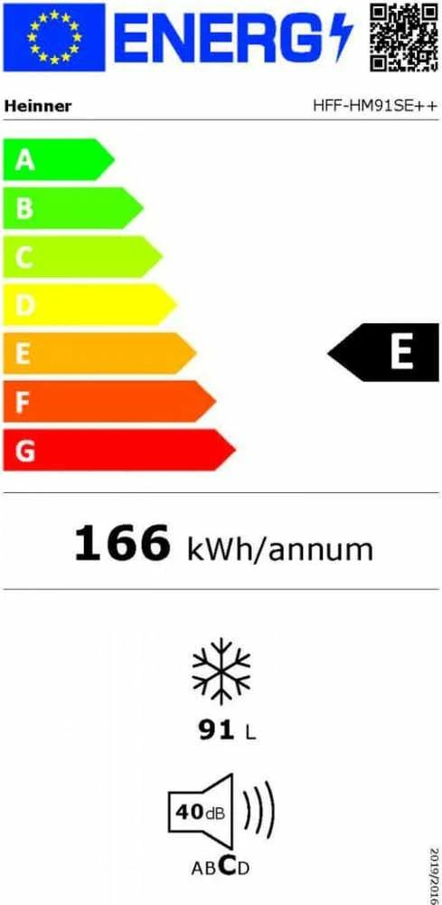 Šaldiklis CONGELATOR HEINNER HFF-HM91SE++