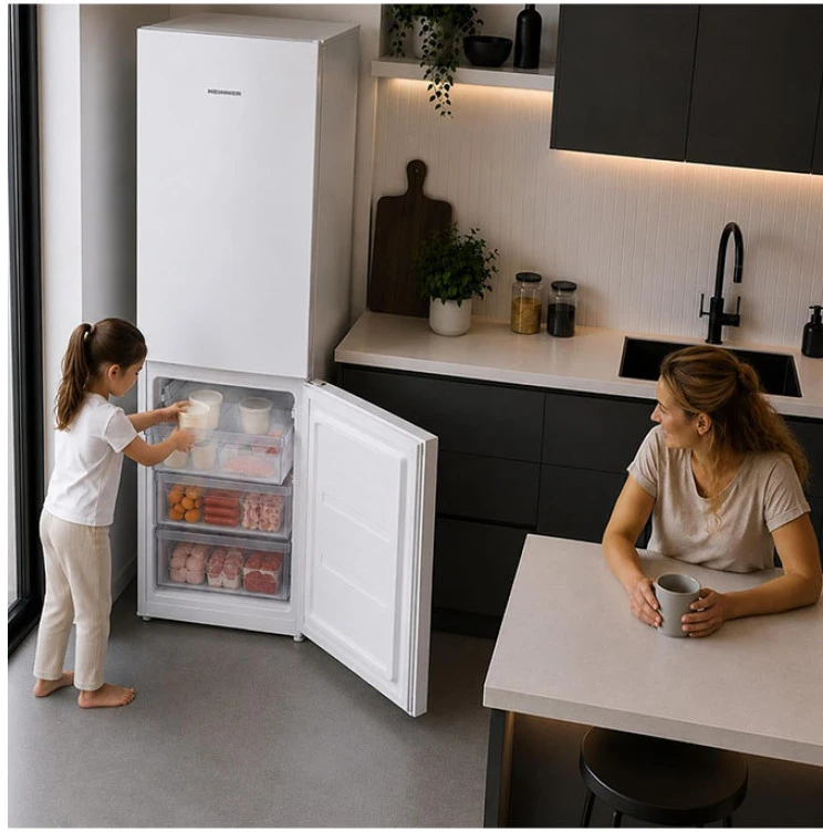Šaldytuvas Combi No Frost HCNF-HM400INVE++ HEINNER