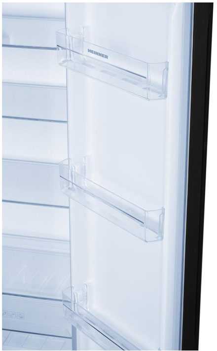 Šaldytuvas dvigubomis durimis No Frost HSBS-H442NFBKE++ HEINNER