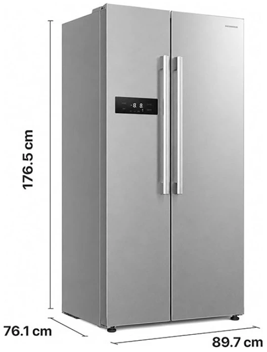 Šaldytuvas side by side HSBS-M548NFINVXE++ HEINNER