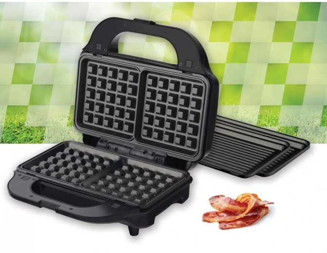 Sumuštinių keptuvas SANDWICH MAKER HEINNER SM-2H900BKS (SM-2H900BKS)