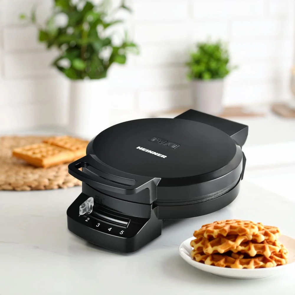 Vaflinė Vaflių kepimo aparatas 1200W HWF-F1200BK HEINNER