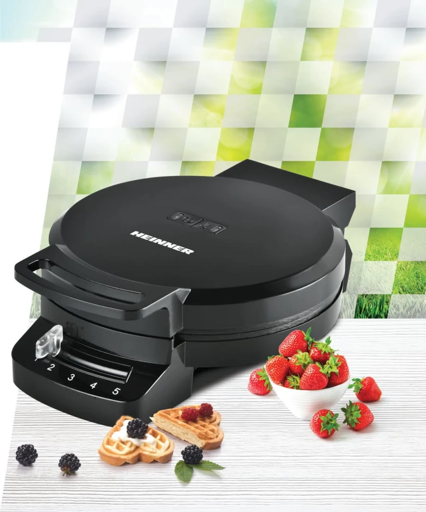 Vaflinė Vaflių kepimo aparatas 1200W HWF-F1200BK HEINNER