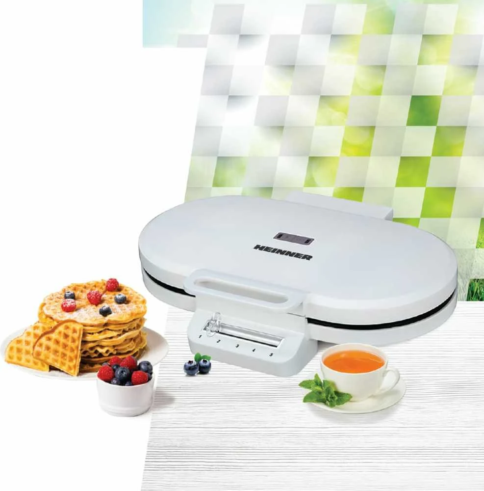 Vaflinė Vaflių kepimo aparatas 1400W HWF-F14002WH HEINNER