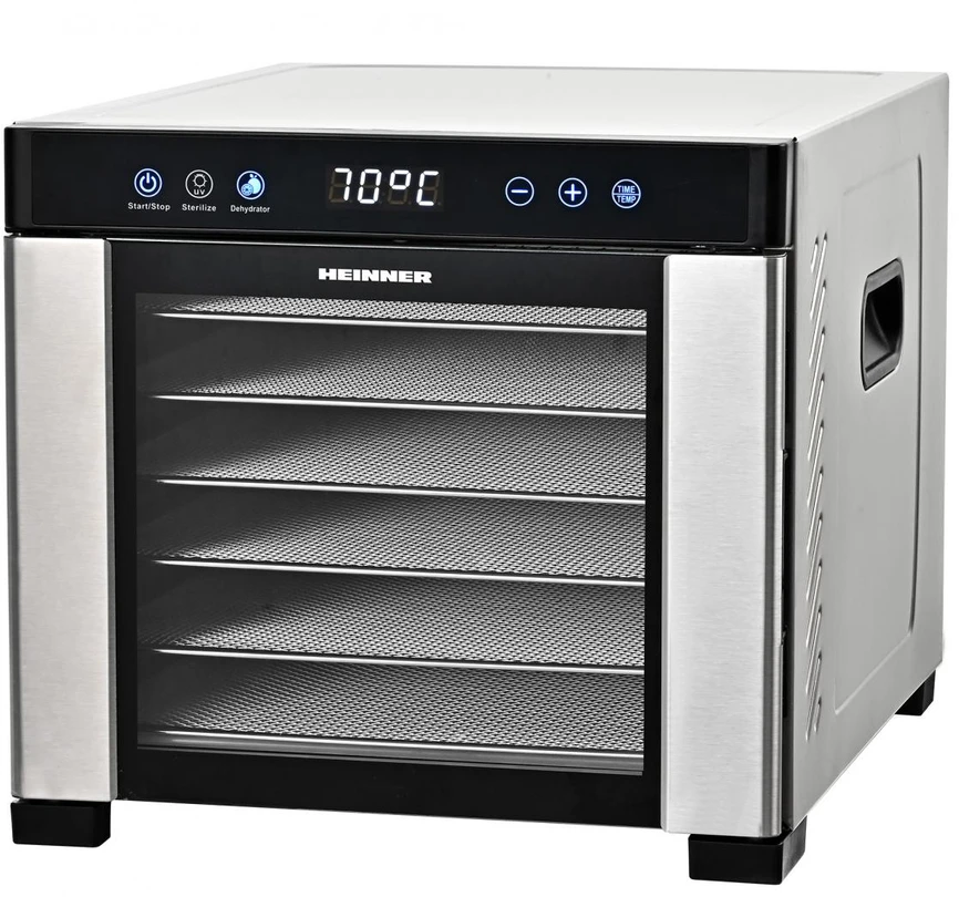 Vaisių ir daržovių džiovintuvas 550–650 W, 23,6 l HFD-KD600SS HEINNER