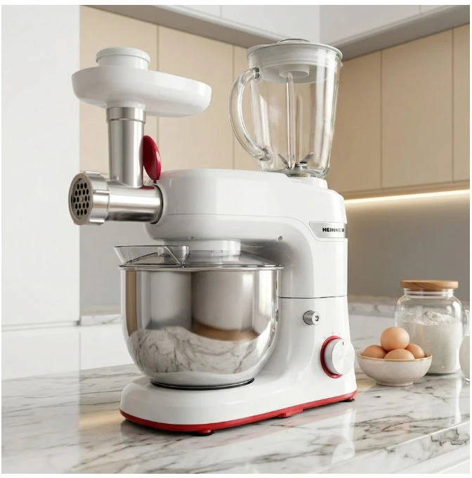 Virtuvinis kombainas HEINNER MAISTO PRODUKTO APARATAS HPM-1000WH (HPM-1000WH)