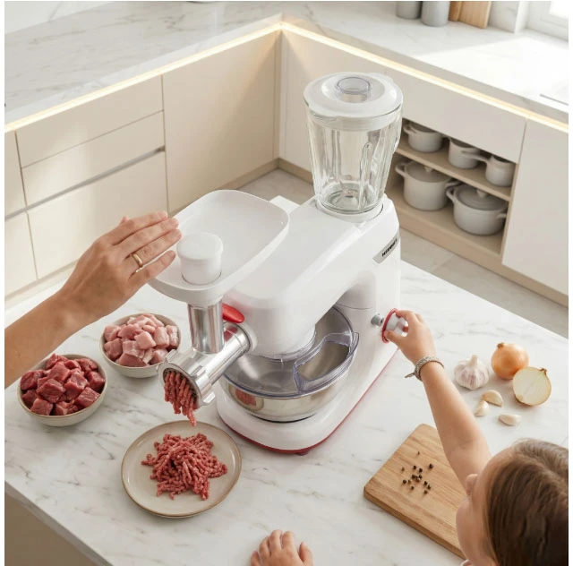 Virtuvinis kombainas HEINNER MAISTO PRODUKTO APARATAS HPM-1000WH (HPM-1000WH)